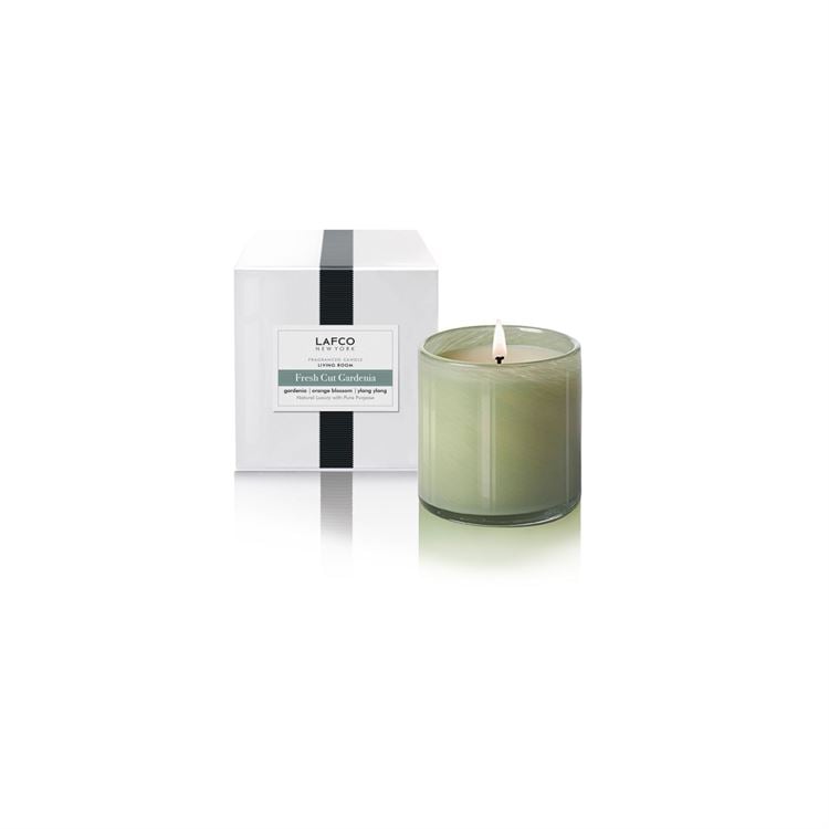 6.5oz Fresh Cut Gardenia Classic Candle - Living Room
