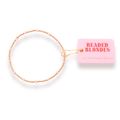 Beaded Blondes Light Pink Dainty Poppi Bracelet Standard 6.75 inch