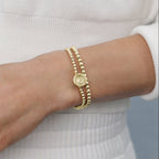 enewton eCOLLEGIATE Classic Gold 3mm Bracelet - South Carolina Disc