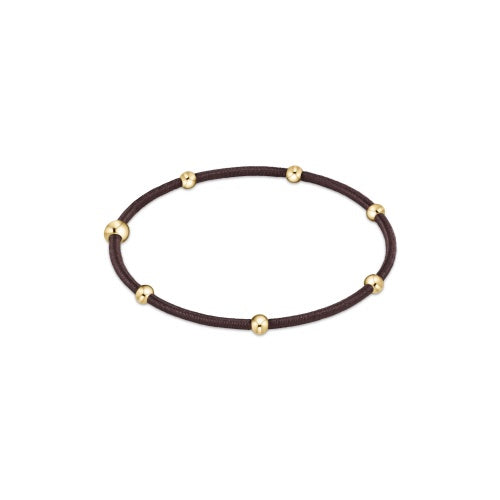 "e"ssentials Bracelet/Hair Tie Bronze