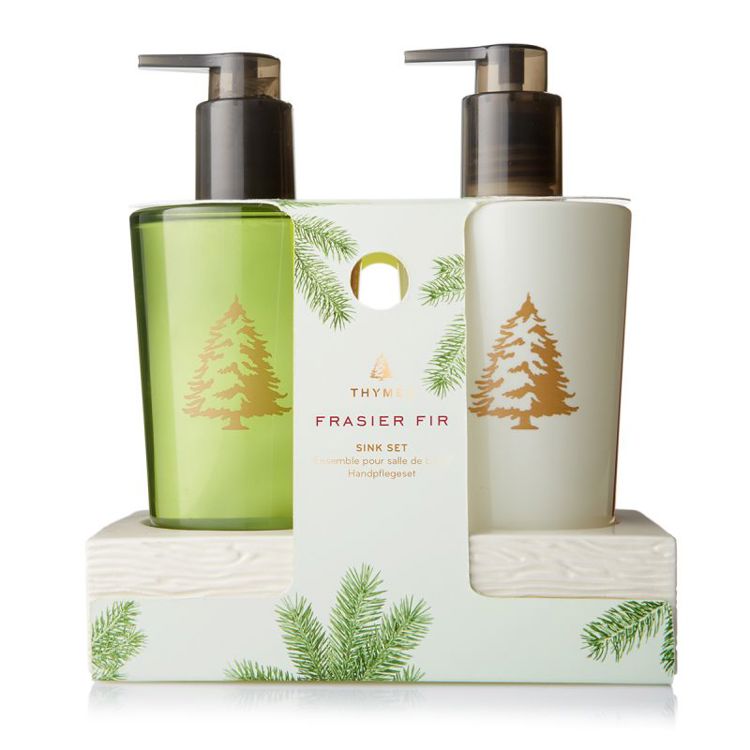 Frasier Fir Sink Set with Ceramic Caddy - Not Available For WA State