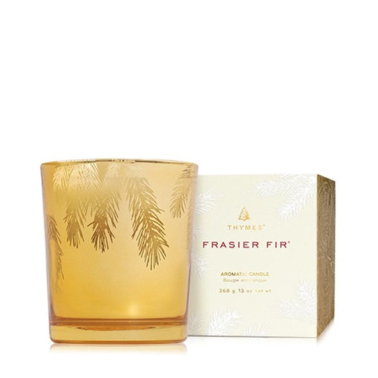 Frasier Fir Poured Candle, 13 oz Gold