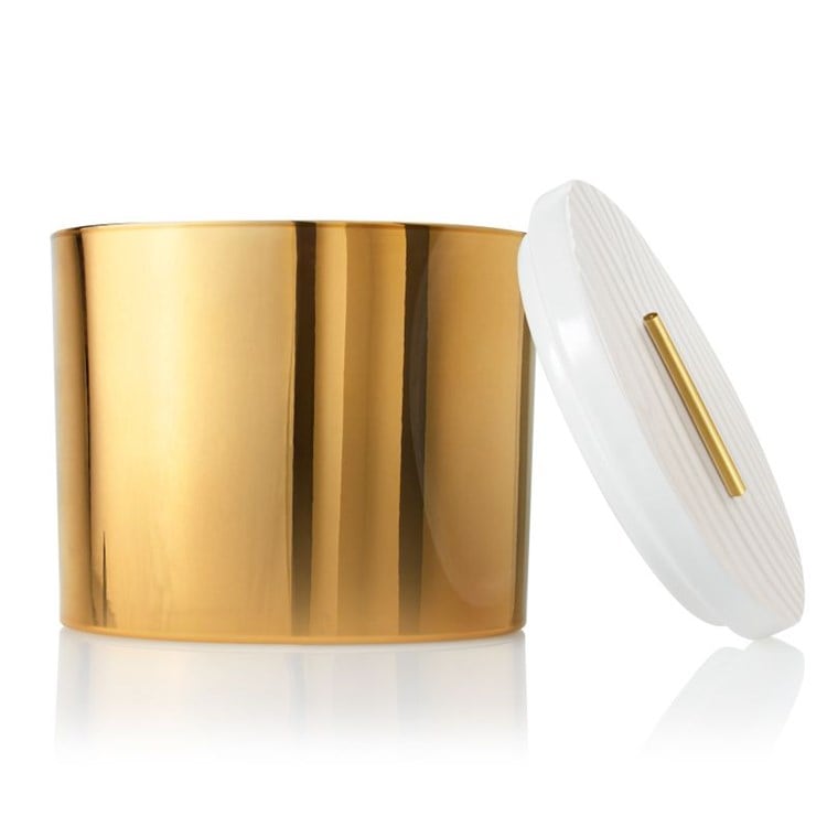 Frasier Fir Poured Candle, 3-Wick Gold