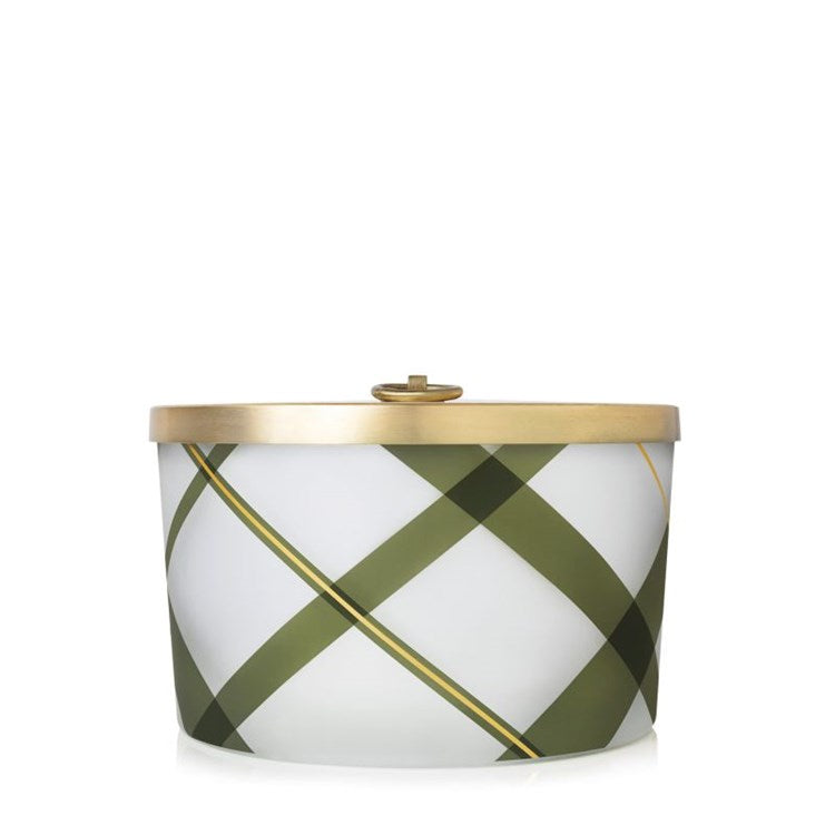 Frasier Fir Large Poured Candle, Plaid